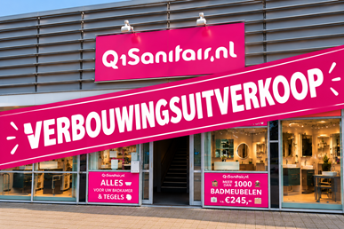 Showroom Q1Sanitair Amsterdam
